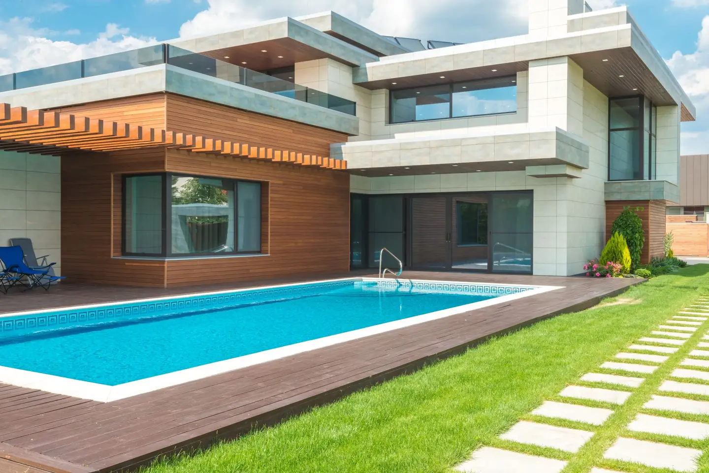 Swimming pool built in Guildford, NSW